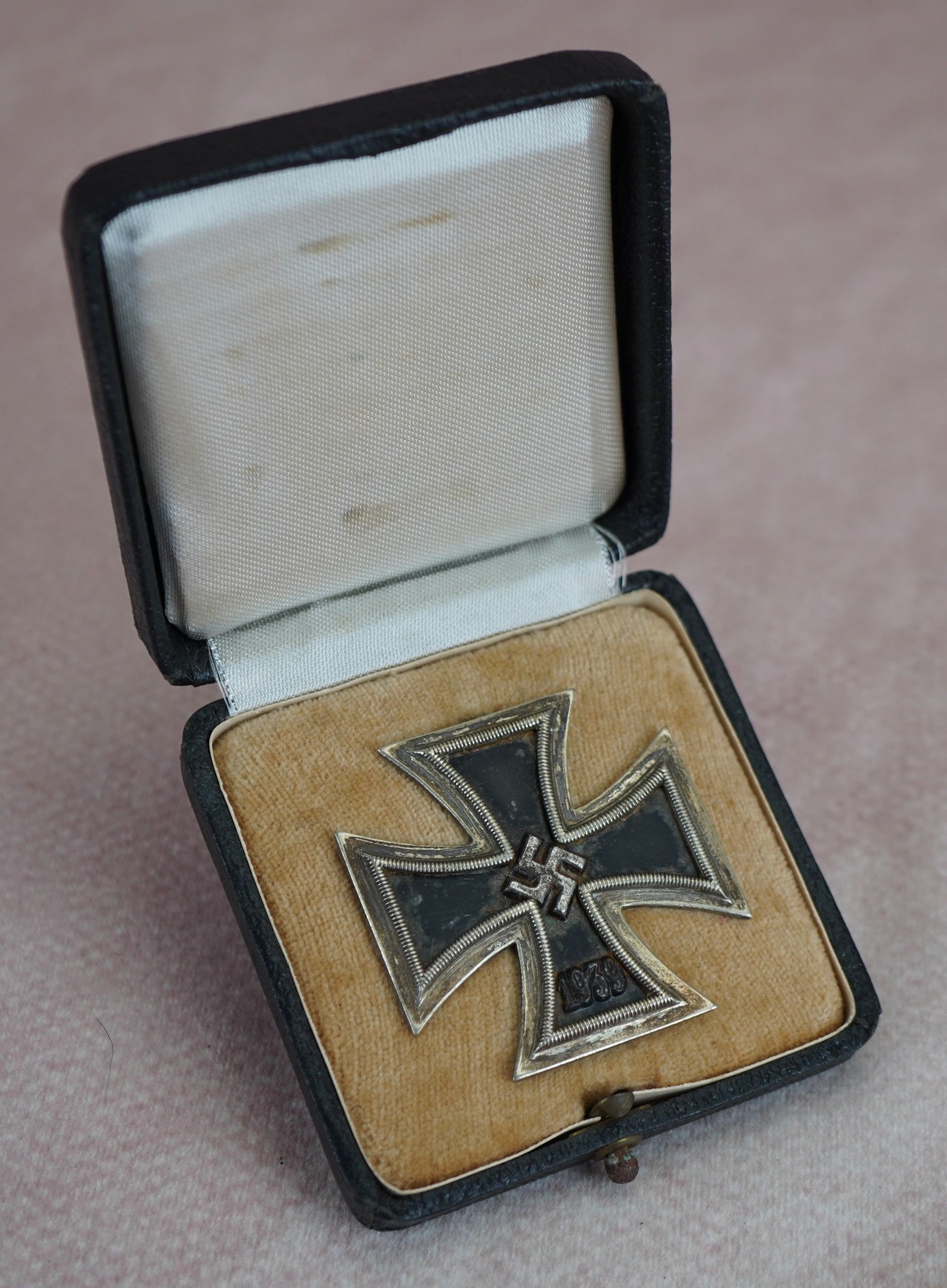 SOLD - Cased Iron Cross First Class by L/13