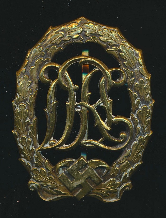 SOLD - DRL Sports Badge in Bronze