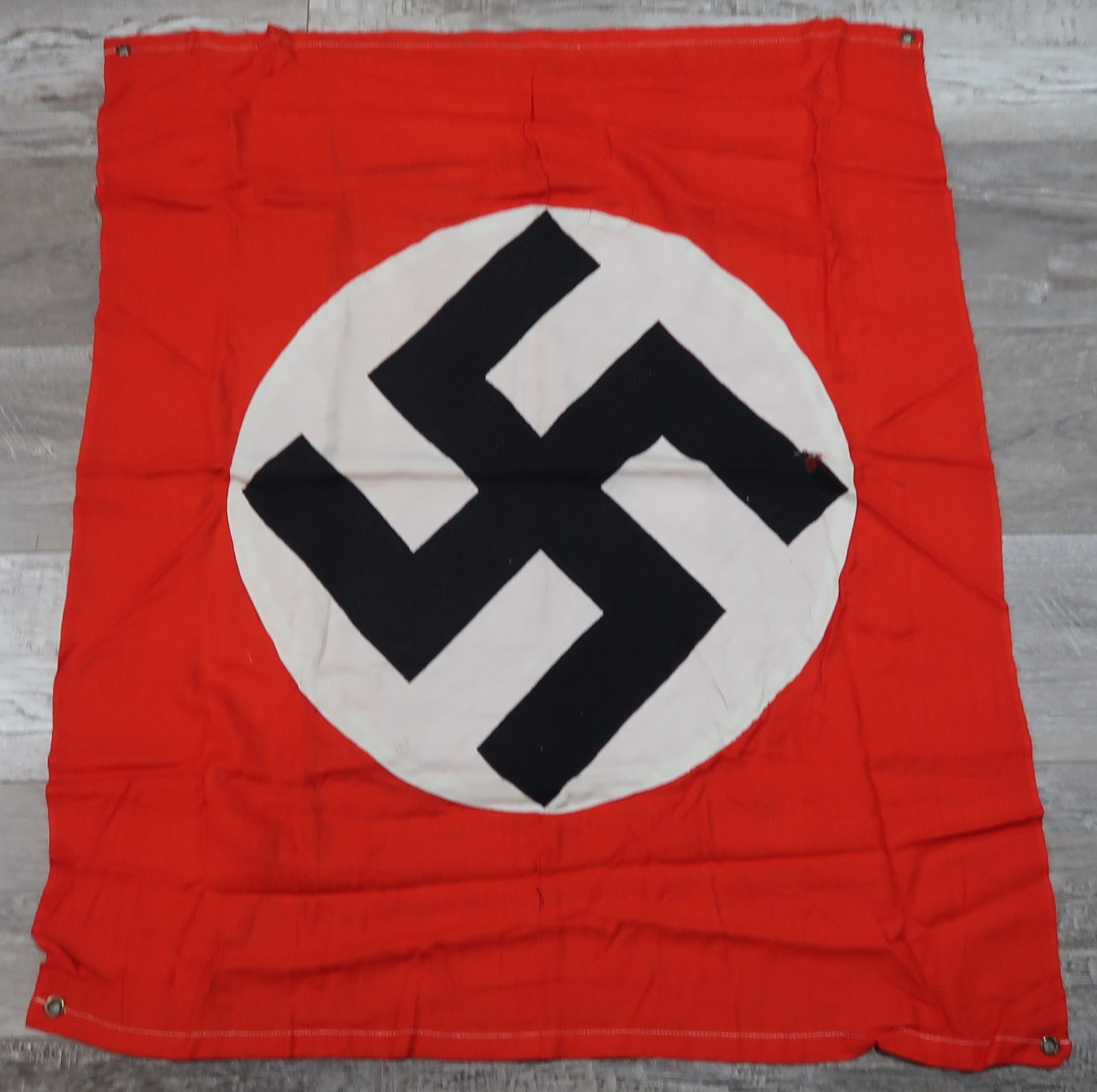 SOLD - Double Sided NSDAP Banner w/ metal grommets