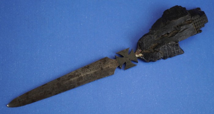 SOLD - Frankenreich 1916 Trench Art Letter Opener