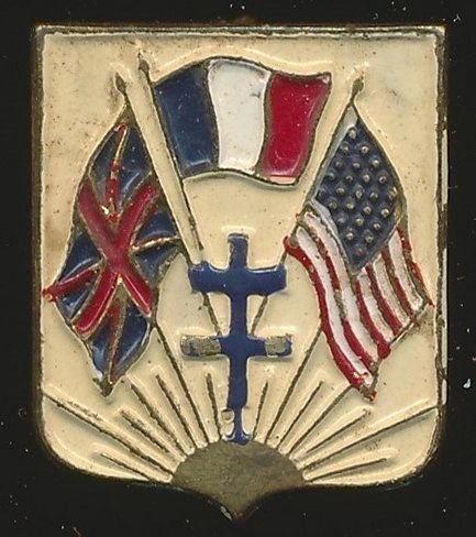 French Allies Victory Pin