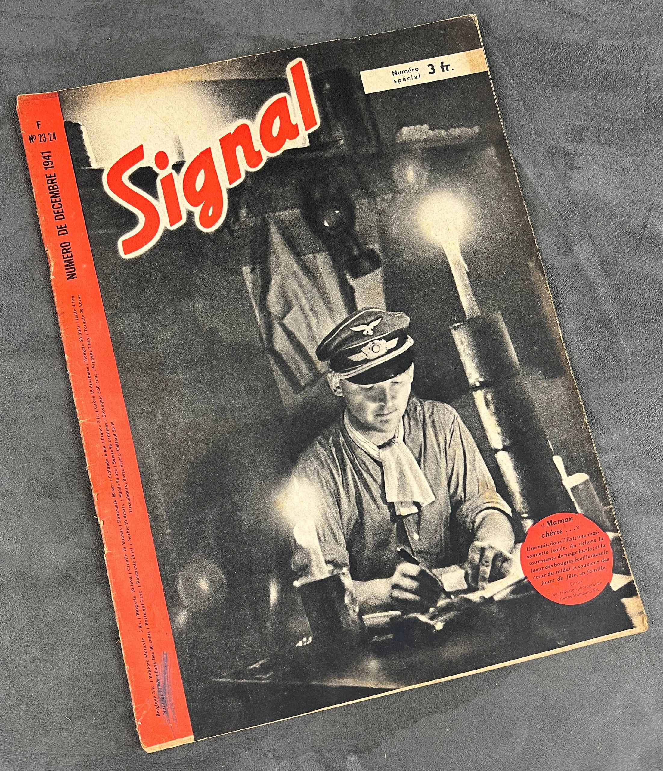 French Issue of Signal Magazine w/ Color Photos