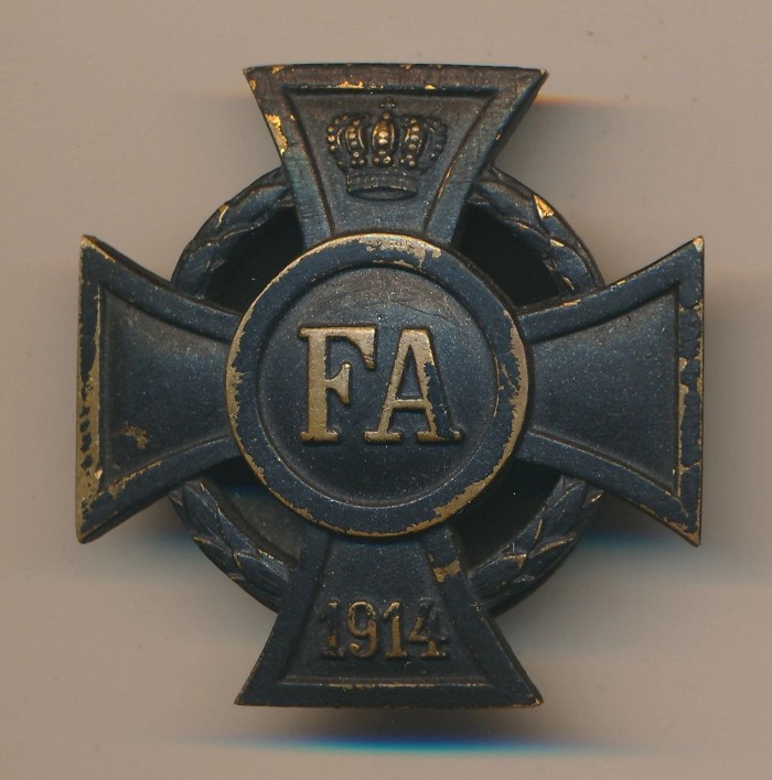 Friedrich-August Cross 1st Class Screwback