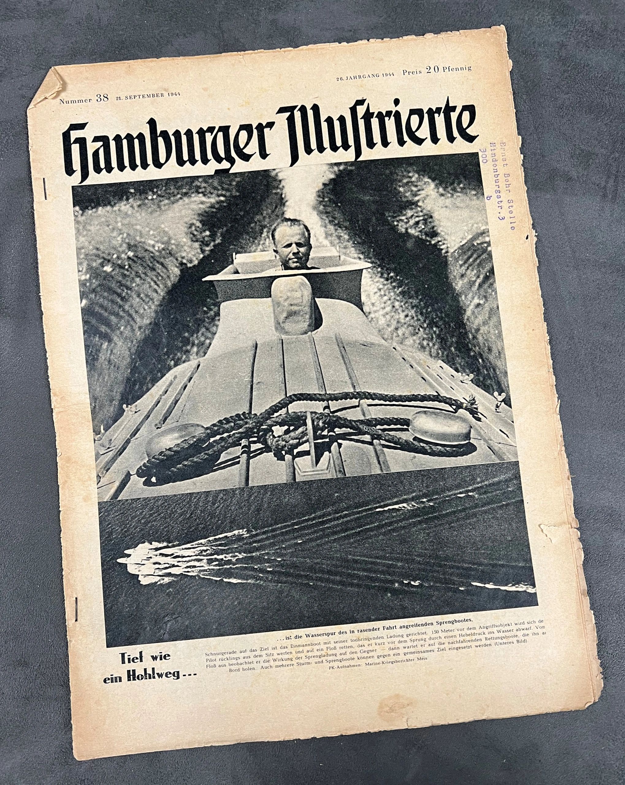 Hamburger Illustrierte Newspaper Issue