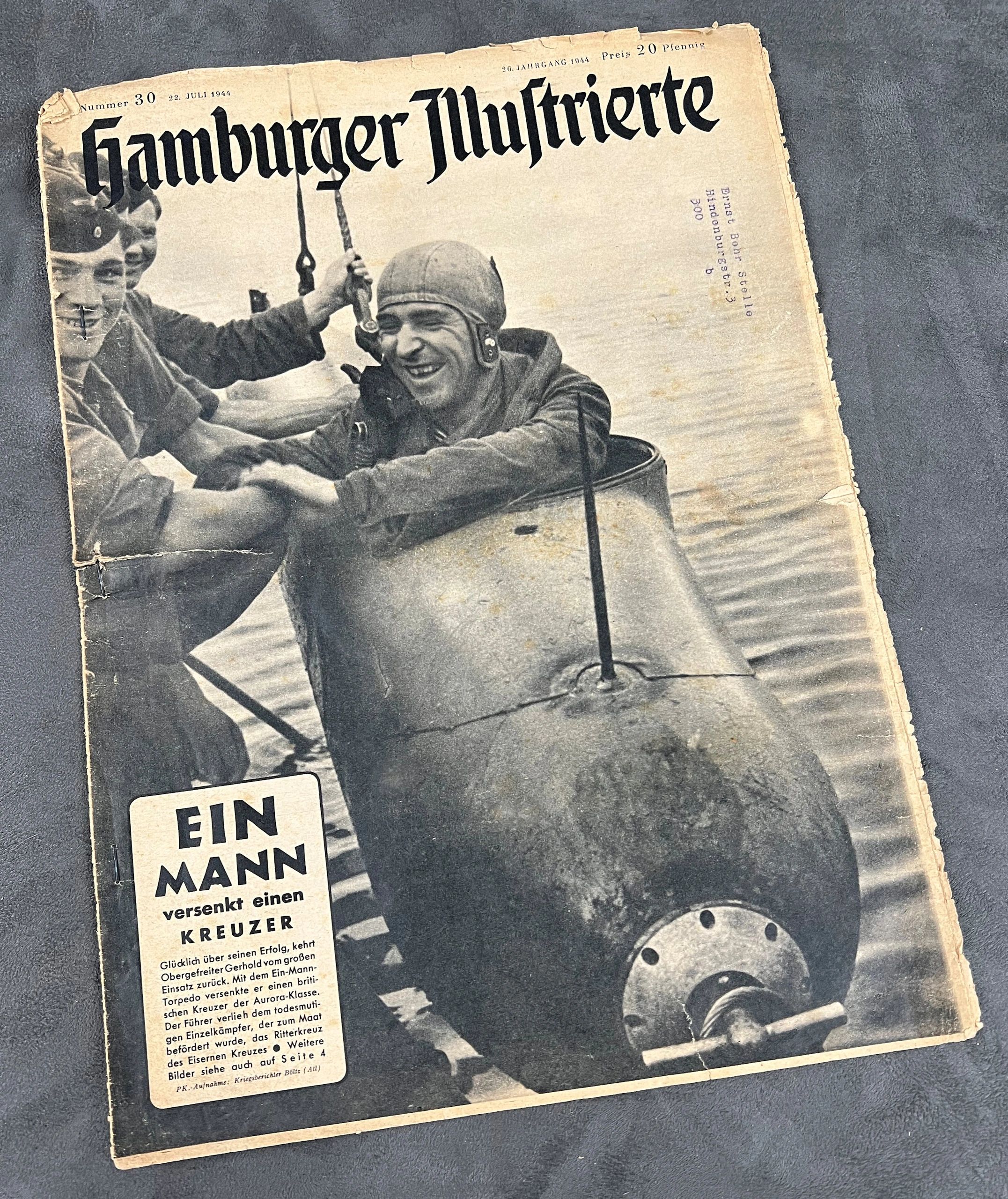 Hamburger Illustrierte Newspaper Issue