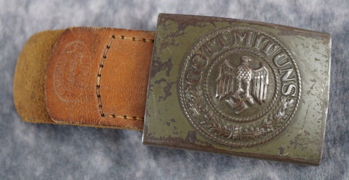 Heer Buckle w/ 1941 Leather Tab