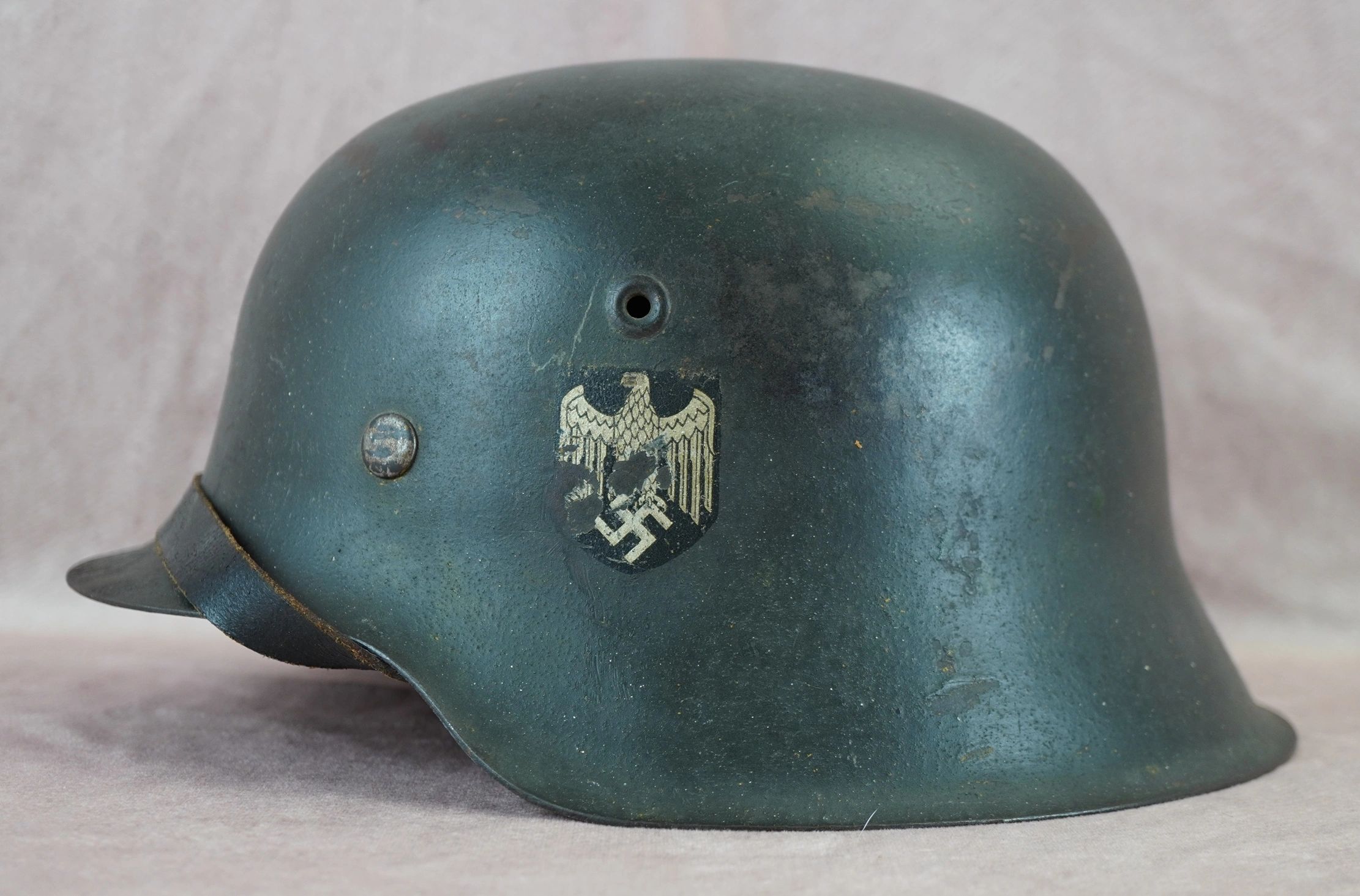 Heer M42 Combat Helmet w/ Chinstrap