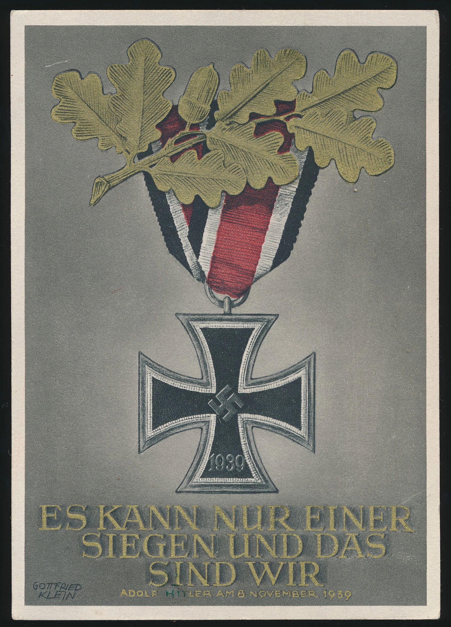 Iron Cross 2nd Class Postcard