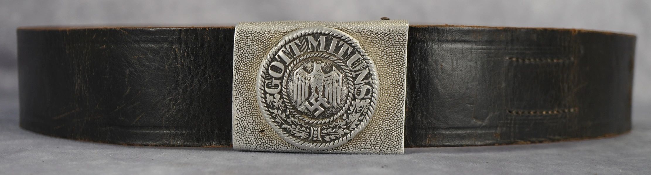 LEFT HANDED Heer EM/NCO Parade Belt & Buckle