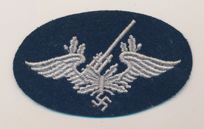 Luftwaffe Flak Specialist Trade Sleeve Insignia