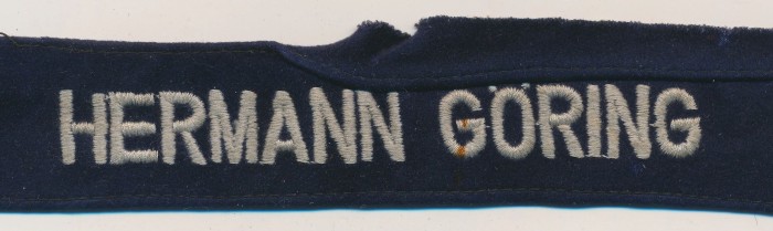 Luftwaffe Hermann Göring Regiment Cuff Title