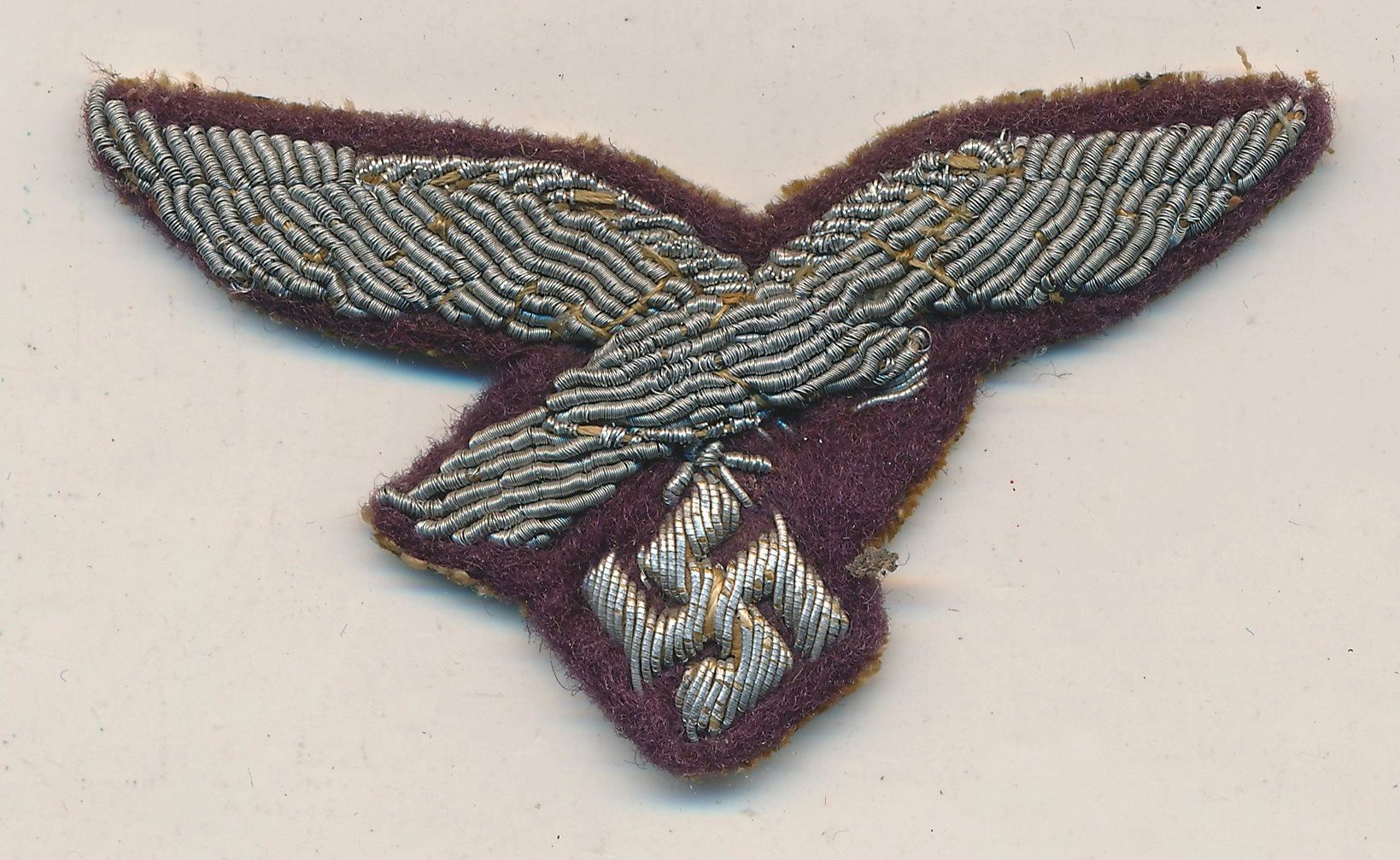 Luftwaffe Officer's Bullion Cap Eagle