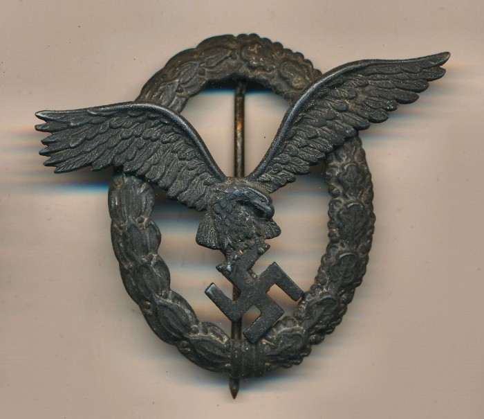 Luftwaffe Pilot Badge by Assmann