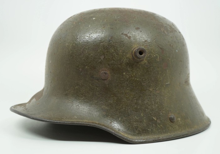 M17 Imperial German Helmet w/ Battle Damage