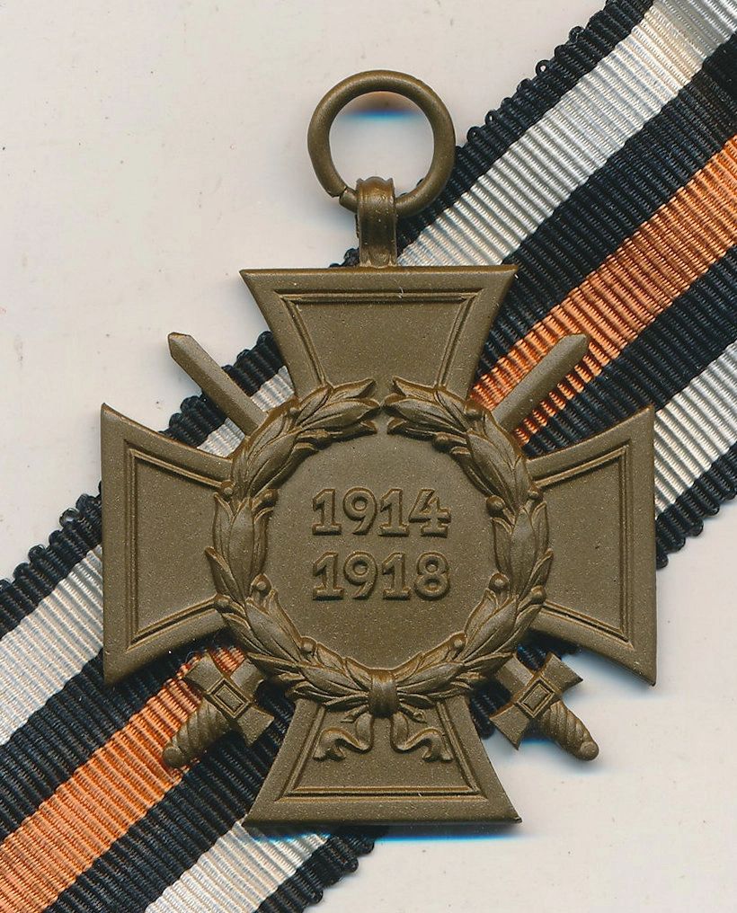 Maker Marked Hindenburg Cross w/ Swords