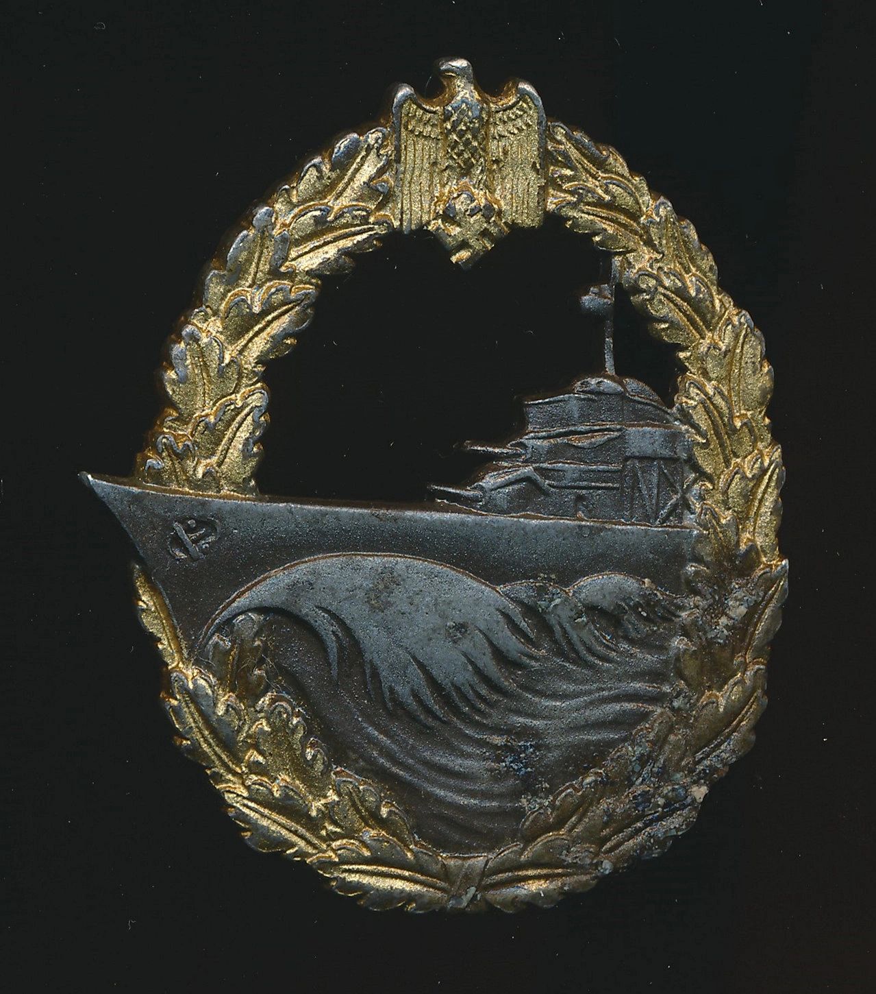 Maker Marked Kriegsmarine Destroyer Badge