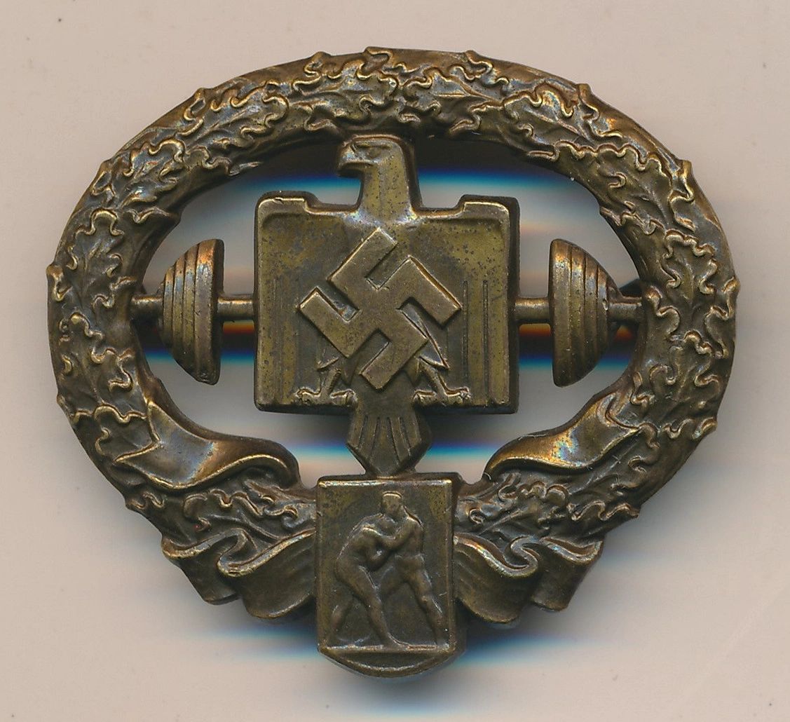 NSRL Heavy Athletics Badge in Bronze