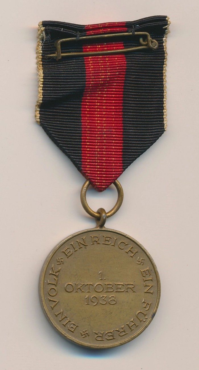 1938 Czech Annexation Medal