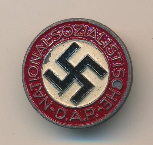 Painted NSDAP Membership Pin