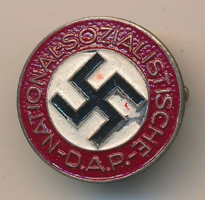 Painted NSDAP Membership Pin