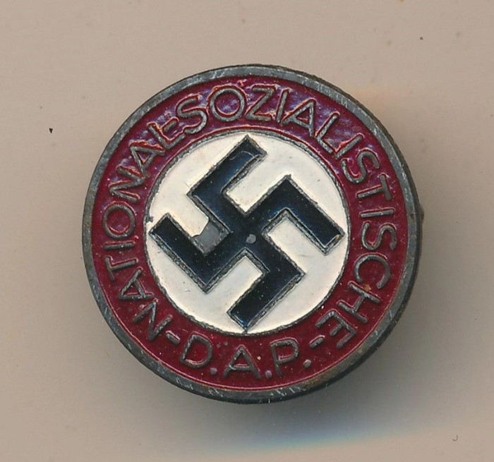 Painted NSDAP Membership Pin