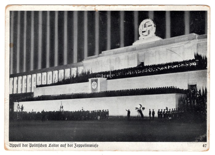 Pair of Reichsparteitag Postcards w/ Englishman's Account of Event - Image 3