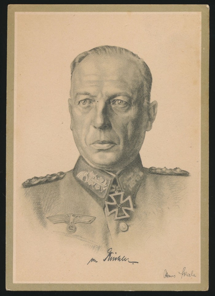 Postcard of Generaloberst Georg von Küchler