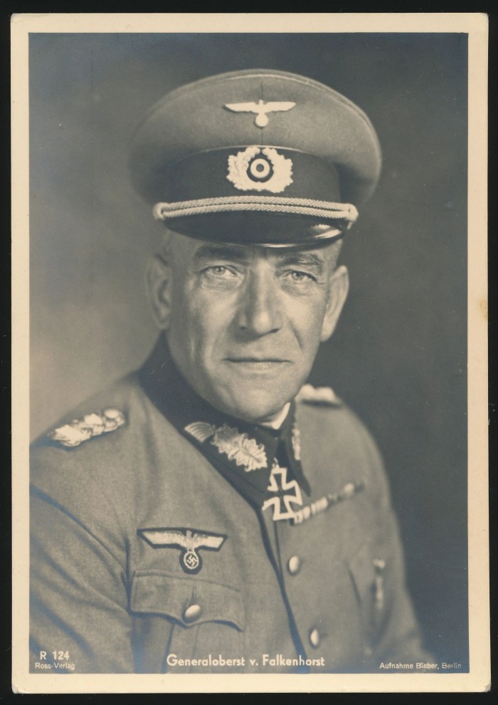 Postcard of Generaloberst Nikolaus von Falkenhorst