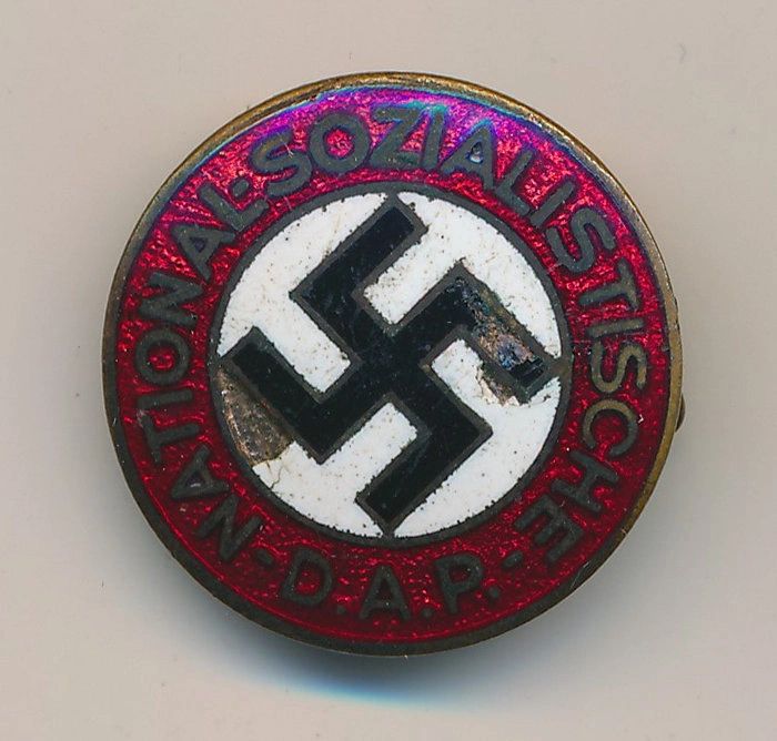 SOLD - Pre RZM Enamel NSDAP Membership Pin