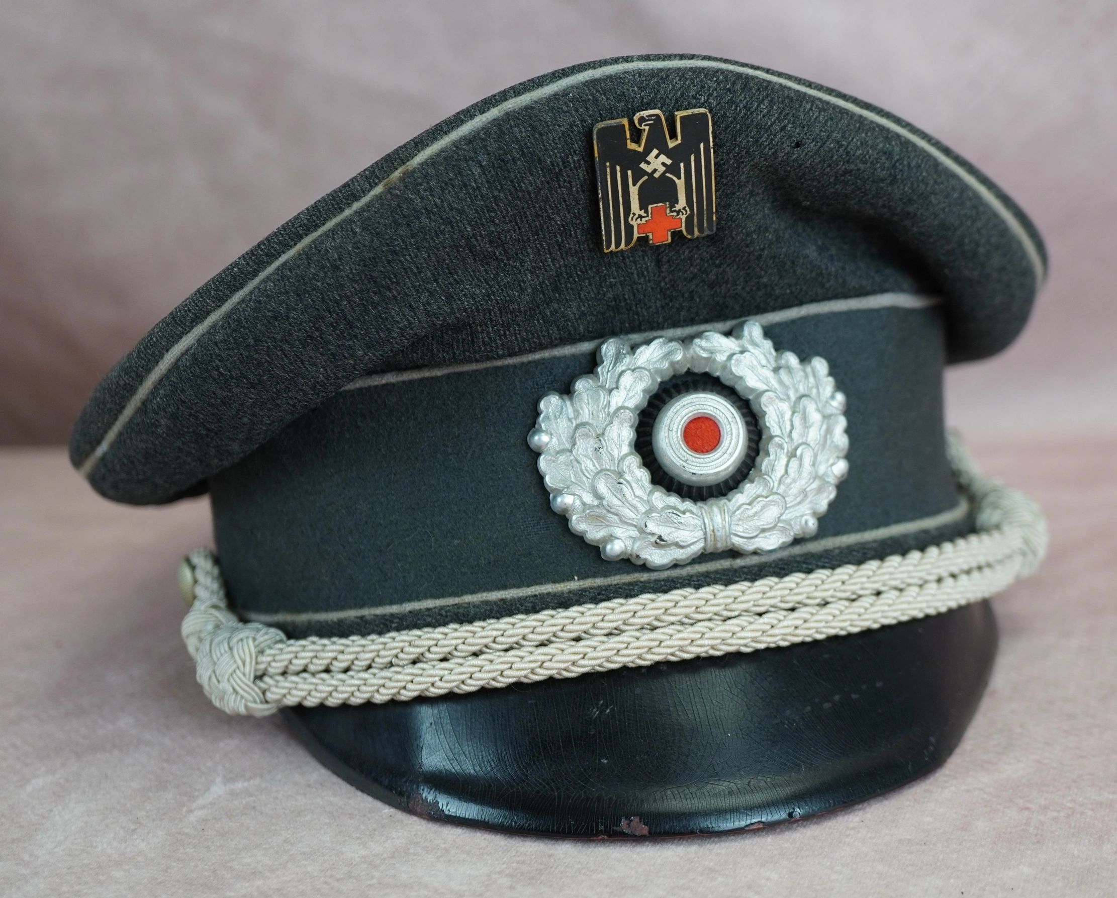 Red Cross Officer Visor Cap