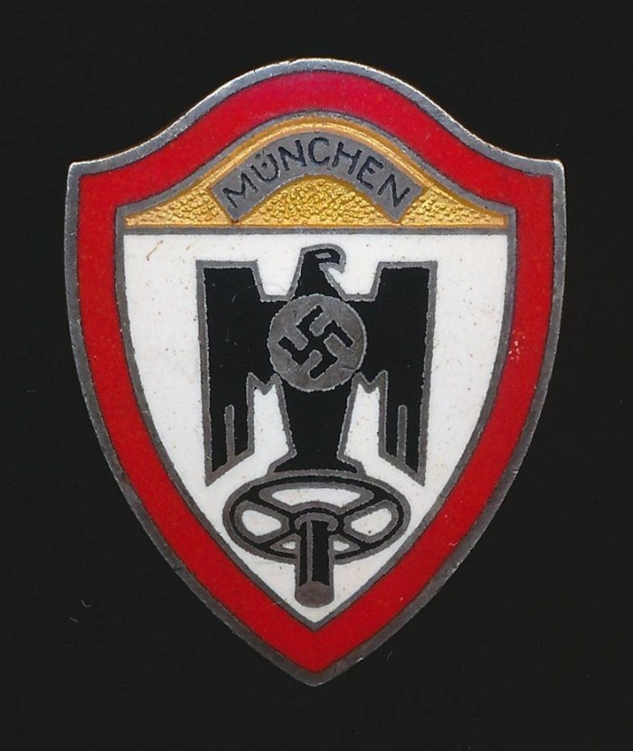 Reichsverband des Kraftfahrgewerbes München Membership Enamel