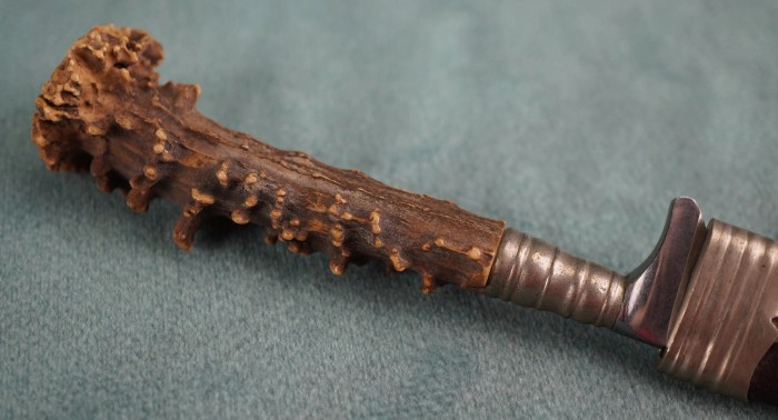 SOLD - 1930's era Hunting Skinning Knife w/ Stag Handle - Image 4
