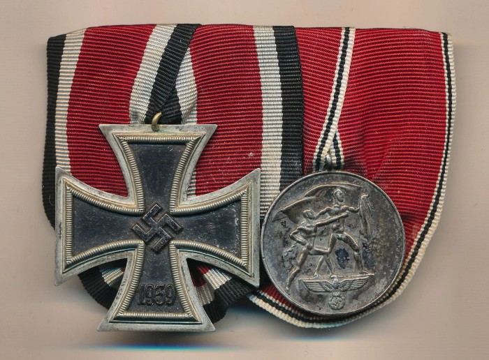 SOLD - 2 Place Wehrmacht Parade Medal Bar