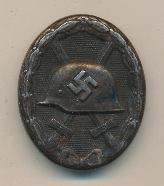 SOLD - Black Wound Badge