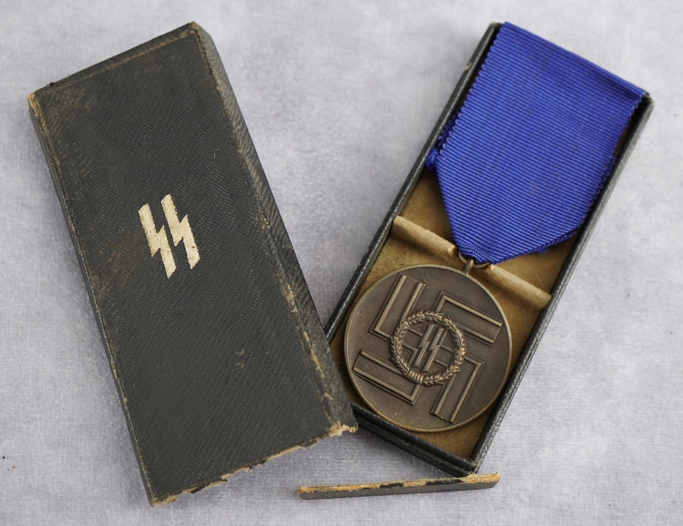 SOLD - Boxed Type 2 SS 8 Year Long Service Medal