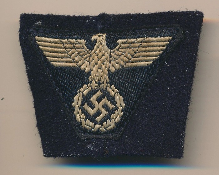 SOLD - CUT OFF German Reichspost Cap Eagle