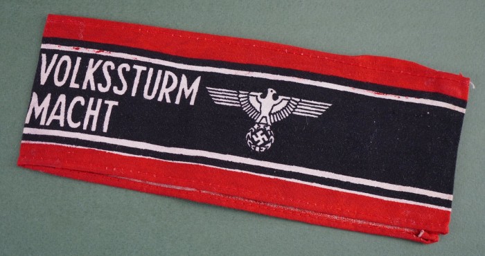 SOLD - Deutscher Volkssturm Wehrmacht Armband