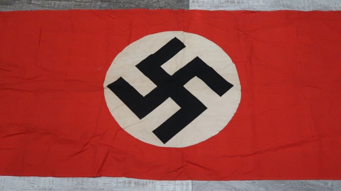 SOLD - Double-Sided NSDAP Banner w/ Property Stamps - Image 7