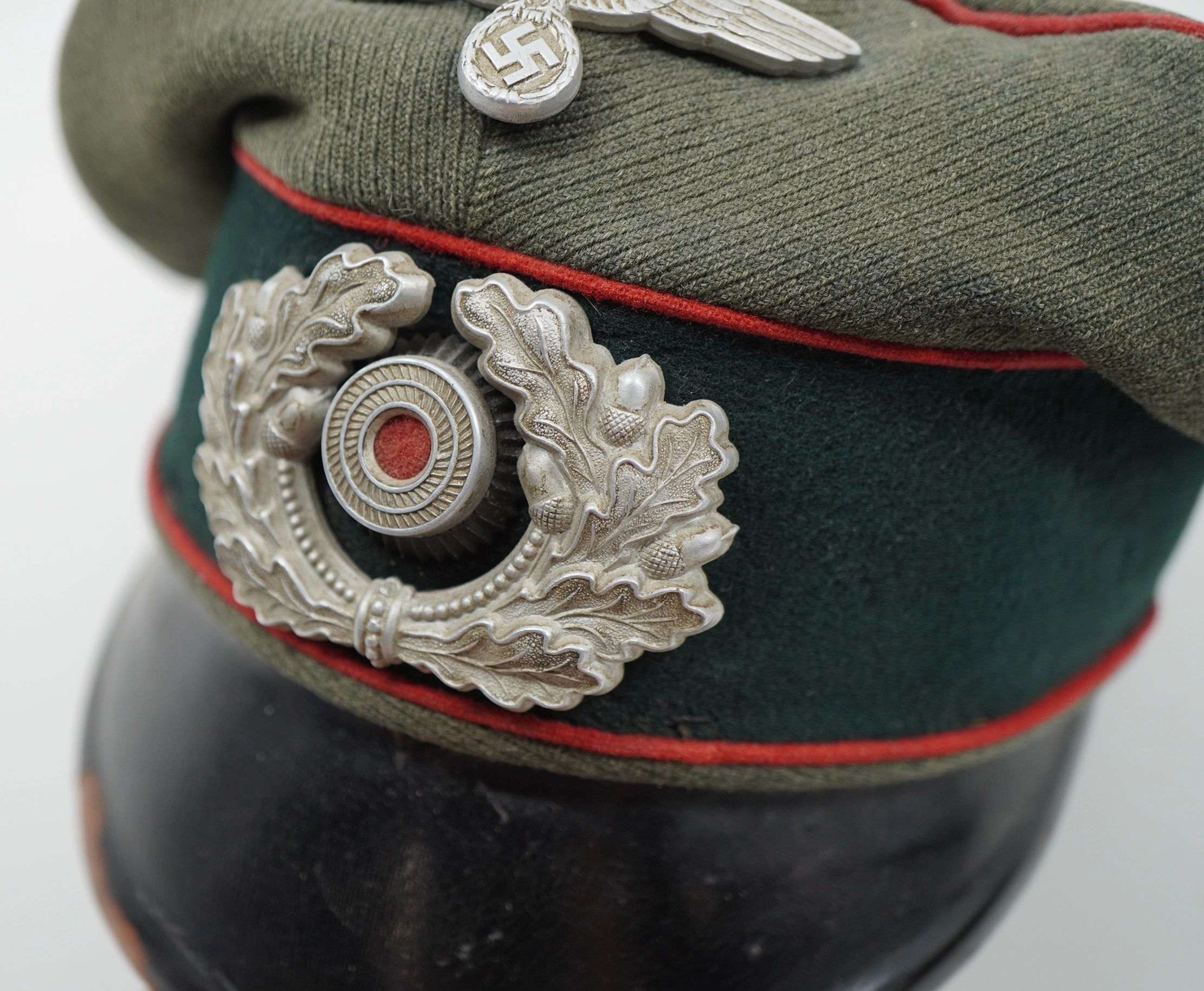 SOLD - Heer Crusher Style Enlisted Ranks Artillery Visor - Image 5