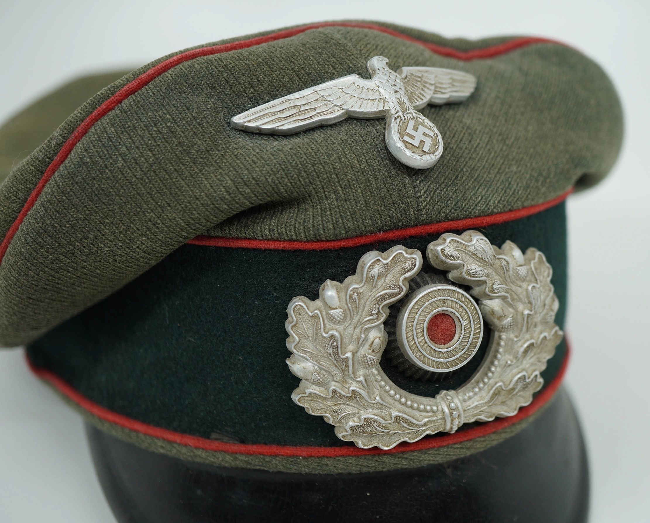 SOLD - Heer Crusher Style Enlisted Ranks Artillery Visor - Image 9