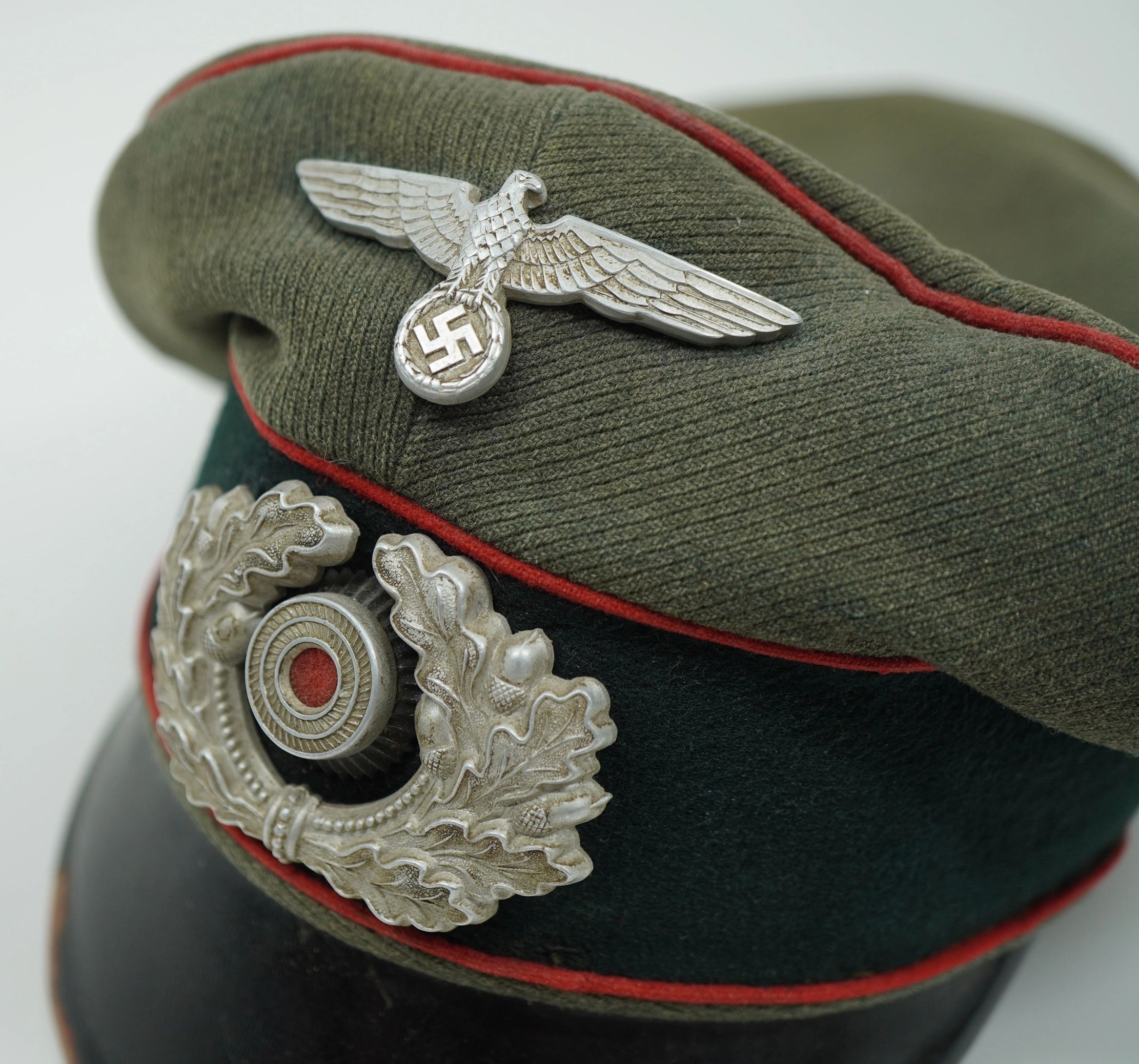 SOLD - Heer Crusher Style Enlisted Ranks Artillery Visor - Image 10