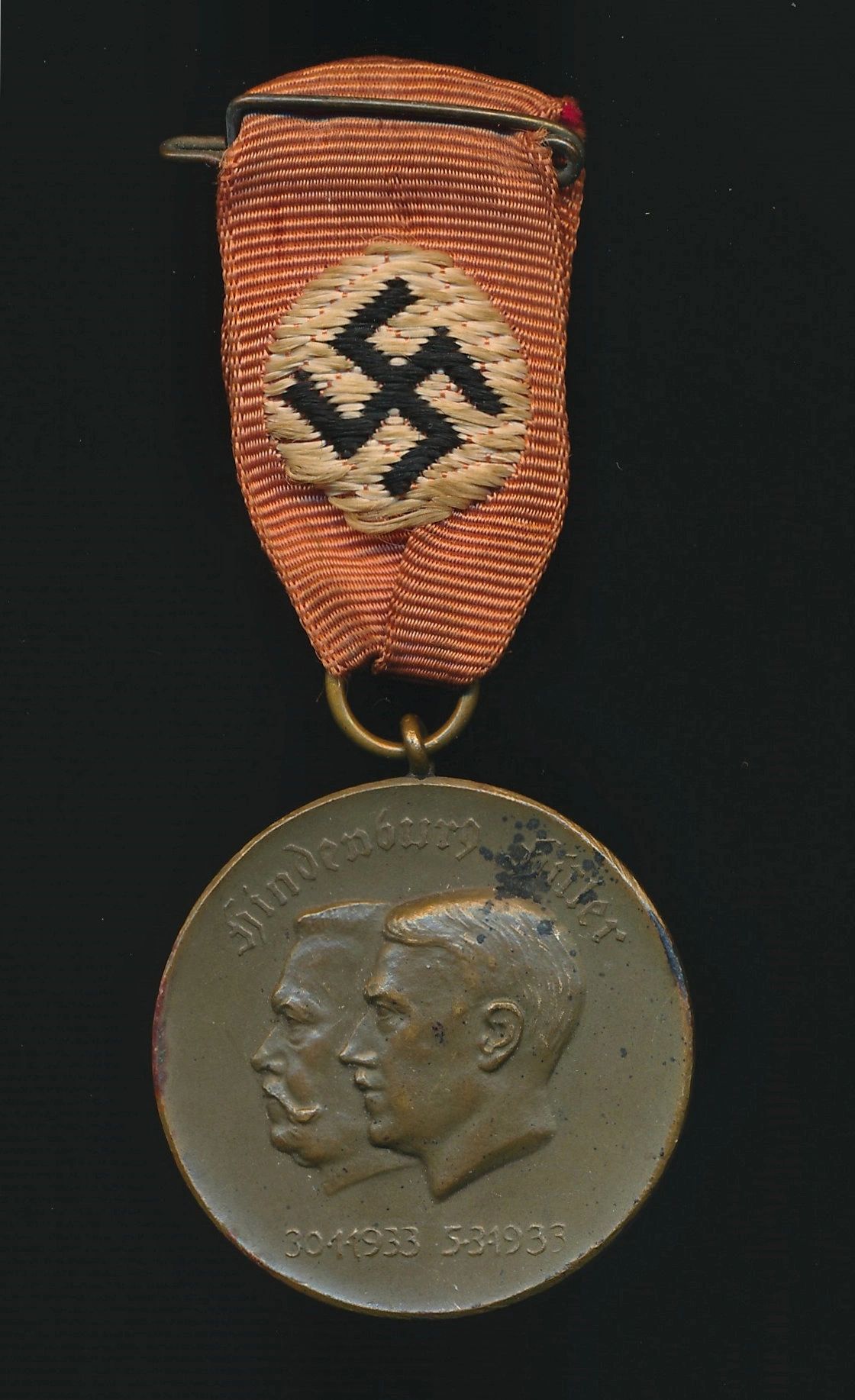 SOLD - Hitler-Hindenburg 1933 Friendship Medal