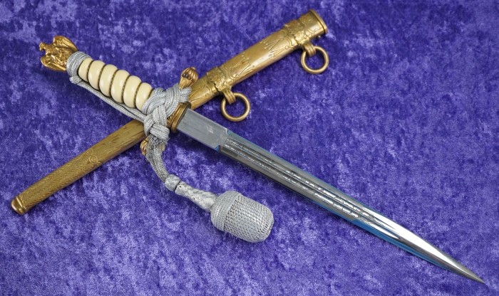 SOLD - Kriegsmarine Dress Dagger by Eickhorn