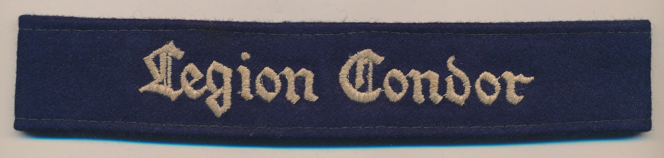 SOLD - Luftwaffe Legion Condor Cuff Title