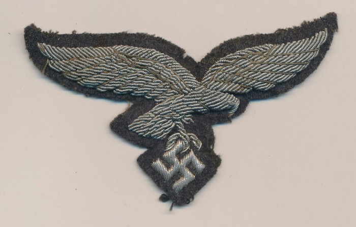 SOLD - Luftwaffe Officer's Bullion Breast Eagle