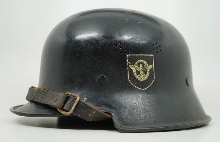 SOLD - M34 Feuerschutzpolizei Helmet