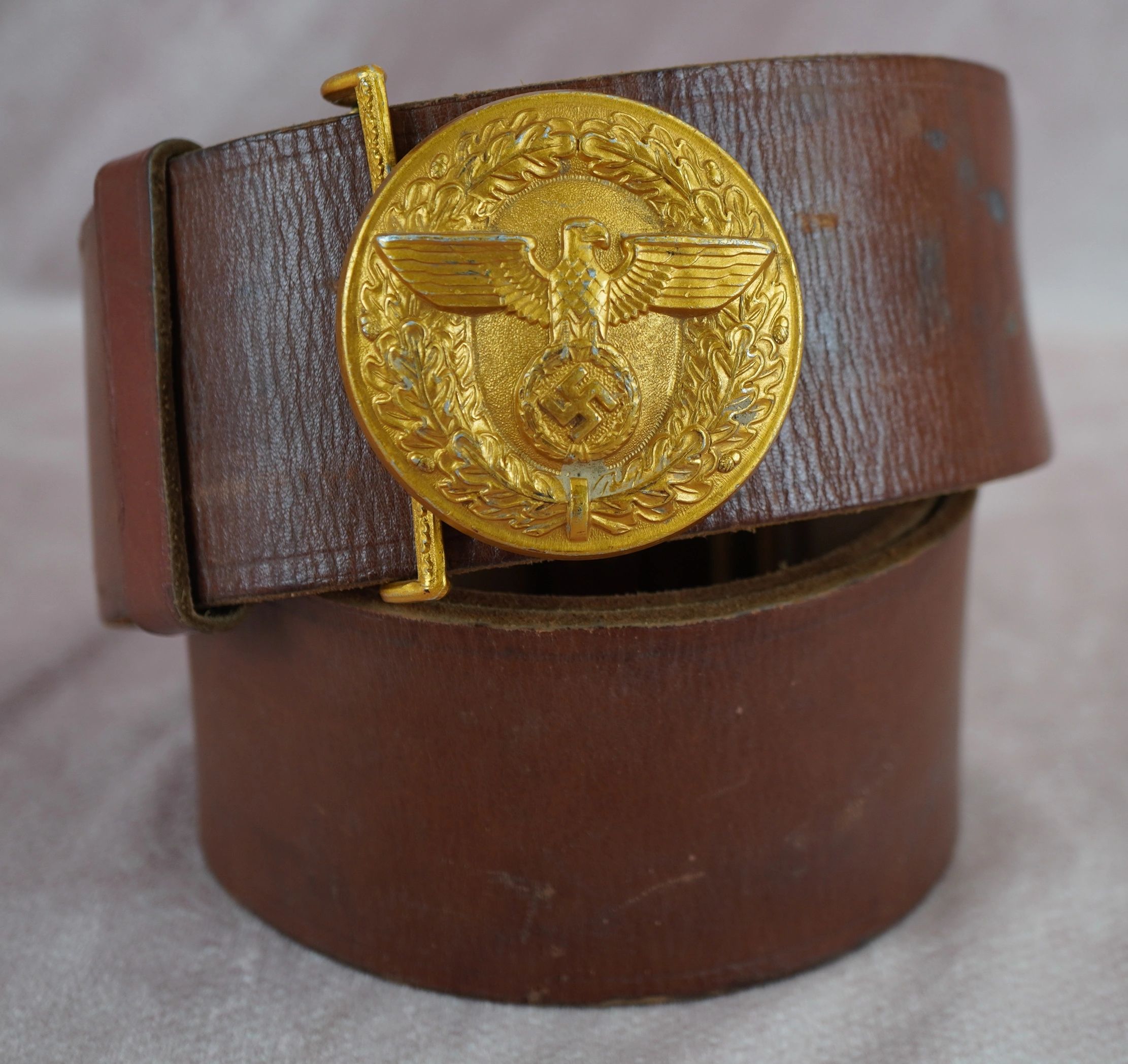 SOLD - NSDAP Political Leader Belt & Buckle