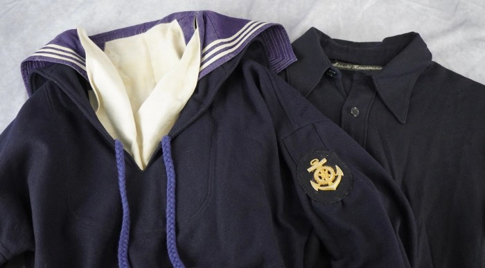 SOLD - Named Kriegsmarine Jumper Service Shirt & Undershirt