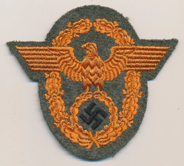 SOLD - Polizei Gendarmerie Sleeve Eagle