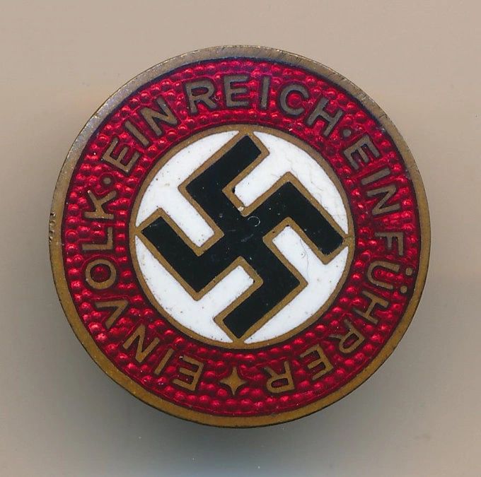 SOLD - Pre RZM Ein Volk Ein Reich Ein Führer Membership Enamel